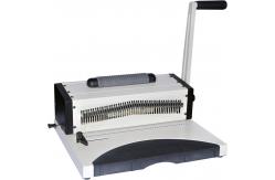 China NanBo Twin Loop Wire Binding Machine , 4x4 Hole Comb Wire Binding Machine supplier