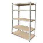 700*300*1500 Heavy Duty Metal Rack Shelving Adjustable Industrial White Boltless Rack for sale