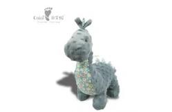 China Custom Cute Green Dinosaur Plush Toy 36cm Infant Sleeping Soft Toys supplier