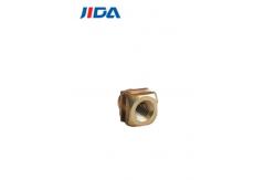 China Hpb54-1 9mm M5 Thumb Nut Square Mounting Brass Knurled Nut Customized supplier