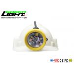 Aluminum Cup 100000lux 6600mAh 1.67W Mining Cap Lights for sale