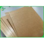 One Side PE Film Laminated Virgin Brown Kraft Liner Board Sheet 300g 350g for sale