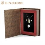 Custom Logo Cardboard Jewelry Packaging Box with Magnetic Closure and CMYK Printing for sale