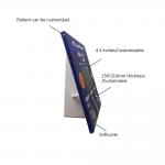 Custom Paper Display Printed Cardboard Display Stand With Back Frame