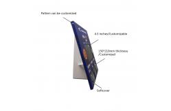 China Custom Paper Display Printed Cardboard Display Stand With Back Frame supplier