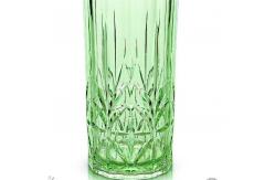 China Tritan Green Customized Reusable Acrylic Glass Cup Whiskey Juice Water supplier