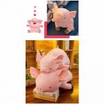 Kawaii Pig Plush Pillow , Full Hollow Cotton Stuffed Pig Pillow 40 - 120CM