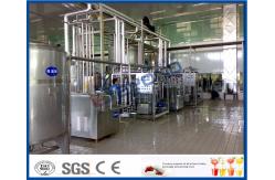 China 2000LPH 10000LPH SUS304 SUS316L UHT Milk Processing Plant With Filling Machine supplier