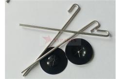 China 100pcs Pack Aluminum Solar Panel Bird Deterrent Clips WIth Self-Locking Washers supplier
