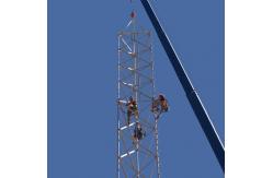 China Galvanized 40m Self Supporting Mast For Broadcast supplier