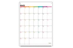 China Vertical Whiteboard Calendar For Fridge Magnetic Fridge Monthly Planner supplier