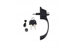 China High Security Aluminum Sliding Screen Window Handle Lock With Key supplier