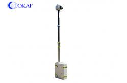 China 4M Mobile Surveillance Trailers Rail Mount Rapid Deployment Security Tower supplier