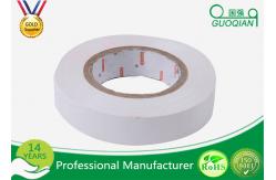 China White Vinyl Insulation Tape , High Temperature PVC Electrical Tape Antistatic supplier