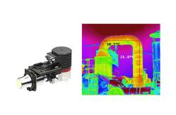 China MWIR Cooled Optical Gas Imaging Camera 320x256 For Visualizing VOCs supplier