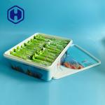 FDA IML Plastic Containers With Lid Food Storage Cracker Biscuit Packaging for sale