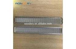 China Brazing Radiator Header Plate Die for 22x2mm Aluminum Flat Tube supplier