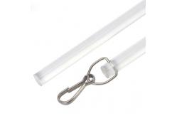 China 10mm 13mm Clear Transparent Fabric Curtain Pull Wands supplier