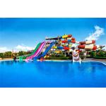 OEM Outdoor Water Play Park Kids Fiberglass Slide for Games Pool for sale