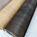 China Flame Resistance PVC Membrane Foil Wood Grain 1-5Color Printing High Strength manufacturer