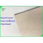 1.5mm 2mm 2.5mm Laminated Chip Board Grey Cardboard with Round Corner for Puzzle for sale