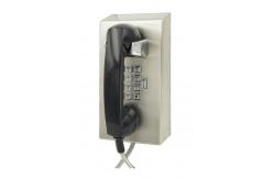 China Grey Corrosion Resistance Vandal Proof Telephone With ABS Material Handset supplier