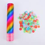 Round Aluminum Foil Flame Retardant Paper Confetti Cannon Metal Boom Manual Party Popper