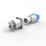 250v 3pin powercon indoor female socket plug for LED