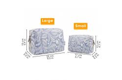 China Customized Soild Pattern Cosmetic Bag Organizer Waterproof supplier