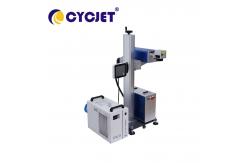China Large Screen CYCJET Green Laser Marking Machine 5W Flying Coding supplier