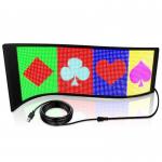 Mini Flexible LED Display 12*48 Pixels Programmable Soft Dot Matrix Screen for Indoor for sale