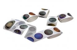 China Tearable Custom Colorful Planet Washi Tape Stickers supplier