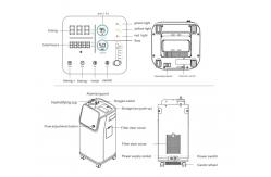 China Home Hospital 5 Litre Oxygen Concentrator With Nebulizer And 10 LED Screen supplier