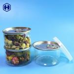 Small PET Empty Clear Plastic Cans Easy Open End 90ml 40mm Height for sale