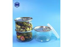 China Small PET Empty Clear Plastic Cans Easy Open End 90ml 40mm Height supplier