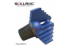 China Durable Performance Drag Drill Rock Bit with Threaded Connection Forging Processing supplier