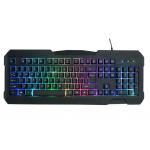 Rainbow Colored Design Gaming Keyboard With 104 Keys A2.8-meter Connecting Cable For Gamers Office Professionals for sale