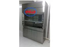 China Manual Control Method Ducted Lab Fume Hood  Easy to Audible And Visual Alarms supplier