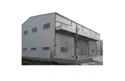 China Industrial Steel Structure Warehouse Construction , Prefab Metal Warehouse Building supplier