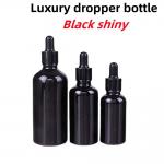 5ml Black Glass Dropper Bottle OEM 15 Ml Amber Glass Bottles for sale