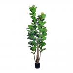 Wholesale Artificial Plants Suppliers Multi-Stem 7.3ft 8.6ft Faux Fiddle Leaf Fig Tree For Home Living Room Office Decor for sale