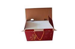 China Custom recycled Corrugated paper Food Boxes Packaging with handle rope supplier