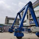10 Ton Lift Crane Machine Single Girder Rubber Tyre Gantry Crane for sale