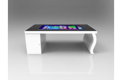 China 1080p Interactive Touch Screen Coffee Table White Shell Resolution 1920×1080 supplier