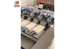 China Frozen Semi Finished Lachha Paratha Making Machine Chinese Guokwei Maker supplier