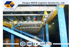 China Large Capacity Gravity Flow Pallet Rack , ISO Rolling Tire Storage Rack  supplier