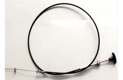 China Black Non - Lock Control Cable Fittings / Flexible Push Pull Control Cables Head supplier