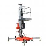 120kg Power Elevated Work Platform 12m Vertical Mast Boom Lift