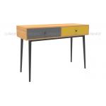 110cm Width 30KG Wood Writing Desk With 2 Drawers for sale