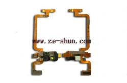 China mobile phone flex cable for BlackBerry 8220 camera and volume flex complete supplier